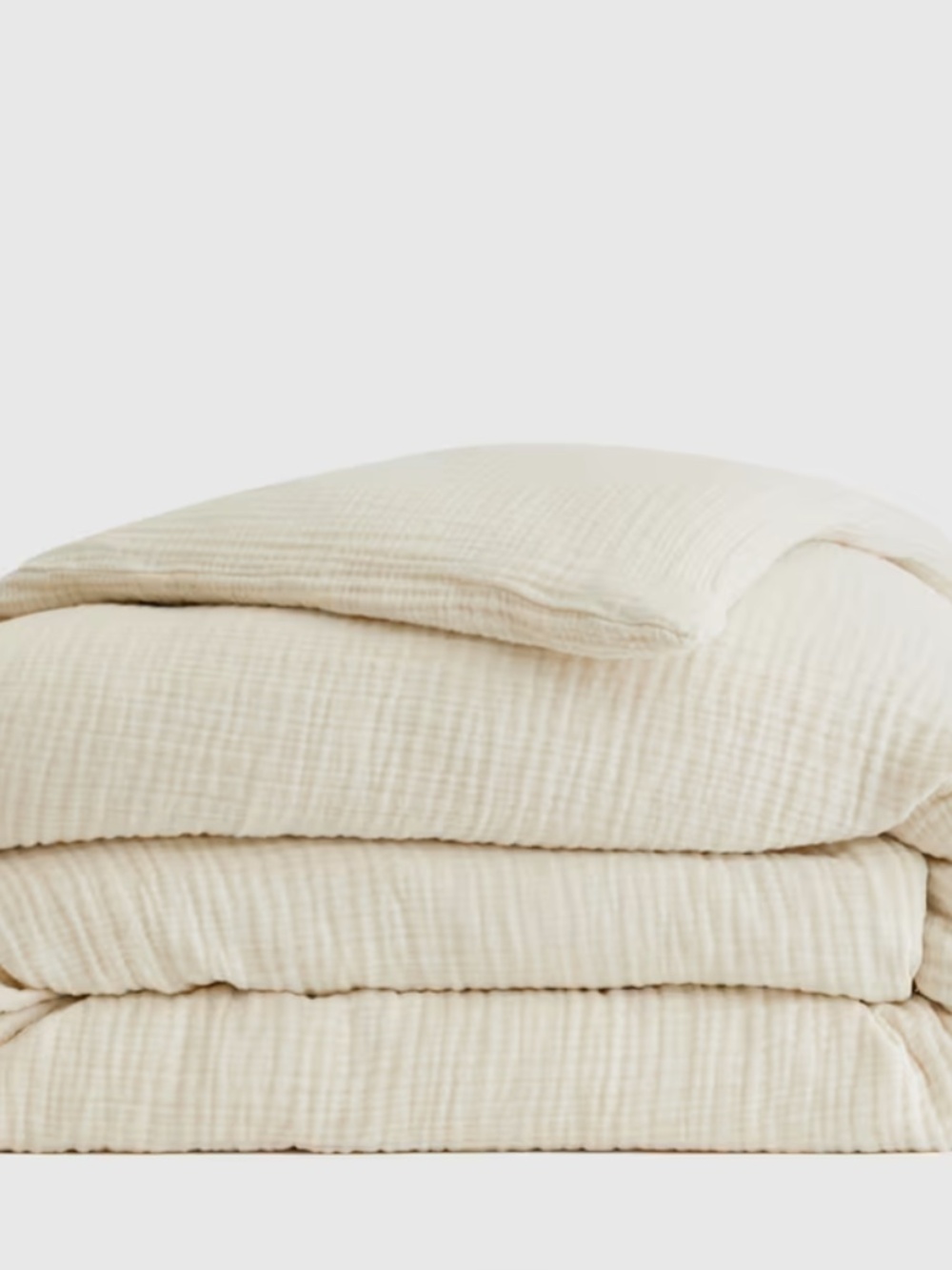 Quince Organic Cotton Gauze Duvet Cover - King / Cal King - Picture 4 of 6